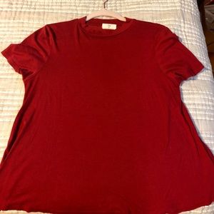 Anthropologie high neck t-shirt
